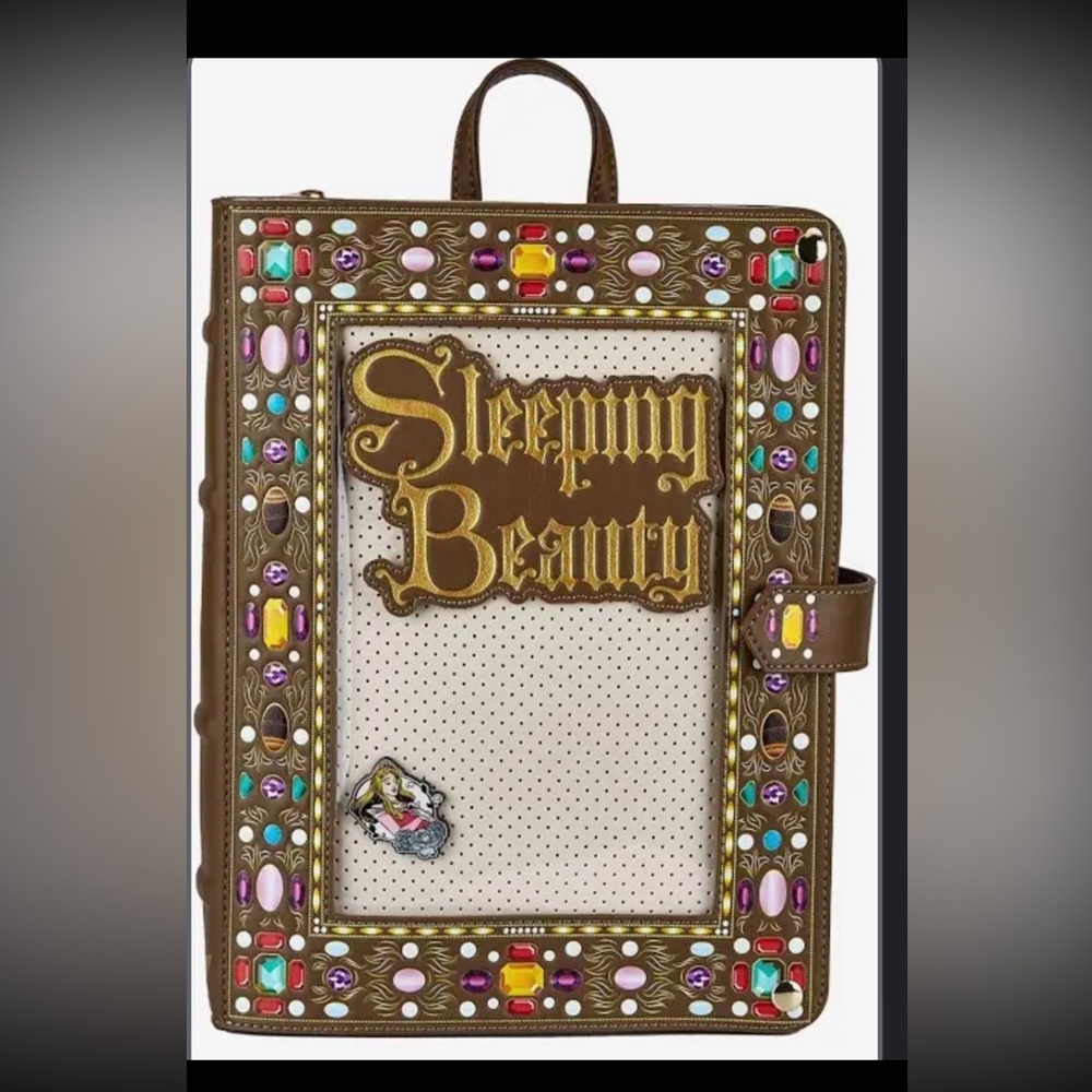 Disney Sleeping Beauty Loungefly Pin Collector Mini Backpack